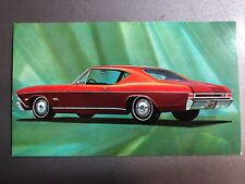 1970 Chevrolet Malibu Sport Coupe Carte Postale Collectionneur Rare Awesome