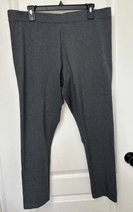 Soft Surroundings Easygoing Charcoal Gray Cozy Leggings Womens Size XL - Picture 1 of 7
