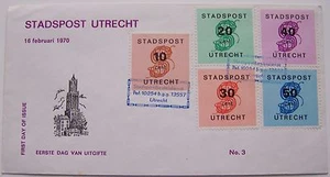 Stadspost Utrecht 1970 - FDC Cijferzegels (1) - Bild 1 von 1