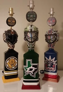 Dallas Stars Goalie Lampe Handarbeit - Bild 1 von 5