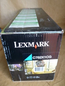 Lexmark C782X1CG Extra High Yield Return Program Cyan Toner Cartridge Genuine - Picture 1 of 1