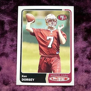 Ken Dorsey 2003 Topps Total RC #490 MINT 49ers Rookie Jersey Miami Canes OC Cam - Picture 1 of 2