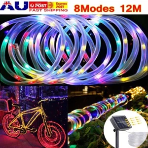 32M-12M Solar Power LED Strip Rope Lights Fairy String Light Outdoor tree Light - Picture 1 of 19