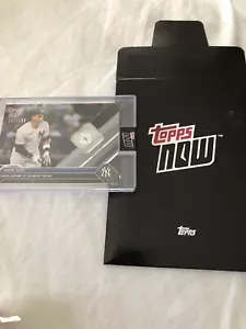 AARON JUDGE 1st CAREER 3 HR GAME 2023 TOPPS NOW CARD #754A GAME USED BASE RELIC - Picture 1 of 8