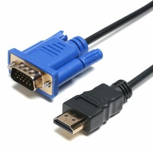 For PC HDTV 1-5m HDMI To VGA Cable Male to Male 1080P AV Adapter Cord Converter