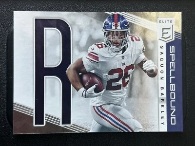 2019 Panini Donruss Elite Spellbound /299 Saquon Barkley #SP-36 - Image 1 of 2