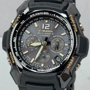 Mint CASIO G-SHOCK GW-2000BGD-1AJF GRAVITYMASTER Solar Radio Black Gold - Picture 1 of 18