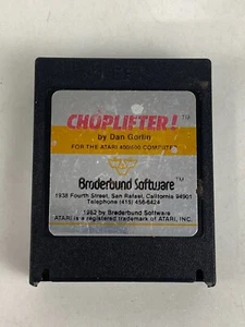 Choplifter! Atari 400 800 XL XE Brøderbund Game Cartridge 1982 - Picture 1 of 4