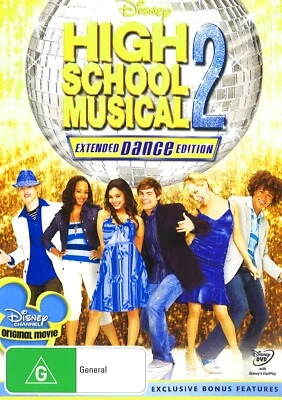 672A NEW SEALED HIGH SCHOOL MUSICAL 2 DVD Region 4 - image 1 of 2