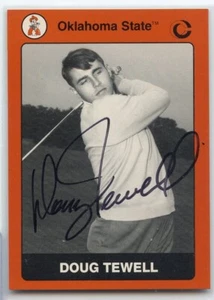 Tarjeta de golf Oklahoma 1990 autografiada firmada por Doug Tewell #36 - Imagen 1 de 1