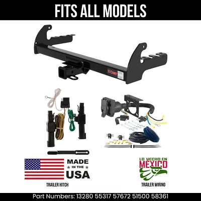 适用于 87 - 94 道奇 Dakota 拖车挂接 + 7 针线束适合所有型号 Curt — 第 1/4 张图片