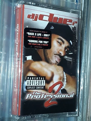 RARE DJ CLUE PROFESSIONAL 2 CASSETTE USA EDITION HYPE STICKER SEALED RAP HIP HOP - Image 1 of 4
