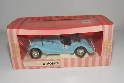 @. POLISTIL 1:16 MORGAN PLUS 8 RALLY AZZURRO COME NUOVO IN SCATOLA - Immagine 1 di 4