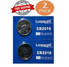 2 Pack CR2016 CR 2016 LITHIUM 3V COIN CELL Button Battery remote calculator 2 pc