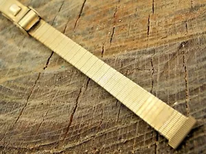 Vintage JB Champion Watch Band 11mm Sliding Clasp Rolled Gold Plate NOS Unused - Picture 1 of 4