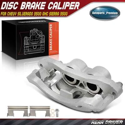 Pinza de freno trasera izquierda izquierda izquierda con soporte para Chevy Silverado 3500 GMC Sierra 3500 Foto 1 de 4