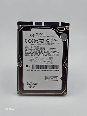 Apple Hitachi Travelstar 5K250-160 160GB HTS542516K9SA00 8MB 2.5" 5400rpm - Bild 1 von 3