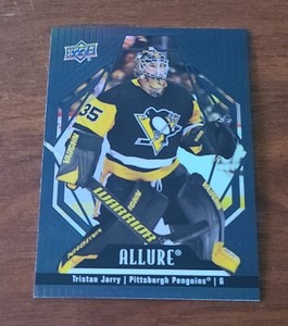 2022-23 Hockey UD Allure Black Rainbow #52 Tristan Jarry - Pittsburgh Penguins