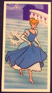 CINDERELLA .1989 THE MAGICAL WORLD OF DISNEY.BROOKE BOND.CARD # 9.