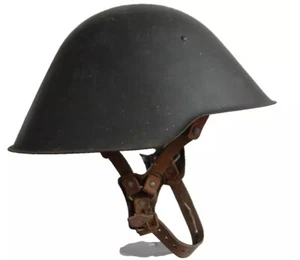 post WW2 WWII Soldier Helmet Original Paint Bike Motorcycle hot rod - Picture 1 of 24