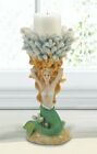 Mermaid Candle Holder Light Stand Lantern Sconce Candlestick Lamp Home Decor