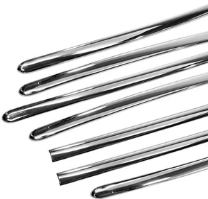 7PC STAINLESS STEEL BODY MOLDING TRIM KIT VOLKSWAGEN T1 BUG BEETLE 1953-1962 - Picture 1 of 1
