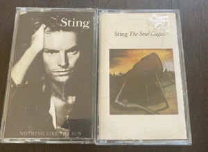Sting Lot- The Soul Cages Cassette Tape 1991 A&M Records & Nothing Like The sun - Picture 1 of 3