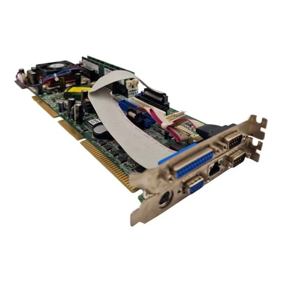 ICP ROCKY-3705EV-R2 Industrial ATX SBC Motherboard Socket 370 Intel 815E Board - Image 1 of 4