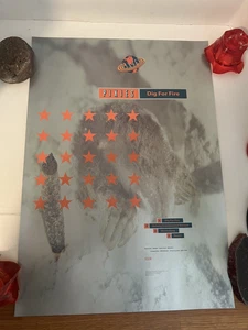 Pixies Dig For Fire Promotional Poster 4AD Label England Unused Rare! UK - Picture 1 of 3