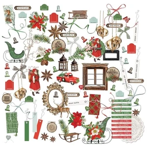 Evergreen Season Laser Cut Elements - 49 and Market - 97/pkg Christmas - Picture 1 of 2