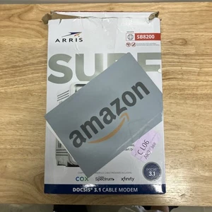 ARRIS SURFboard SB8200 DOCSIS 3.1 10 Gbit/s Kabelmodem (weiß) - Bild 1 von 2