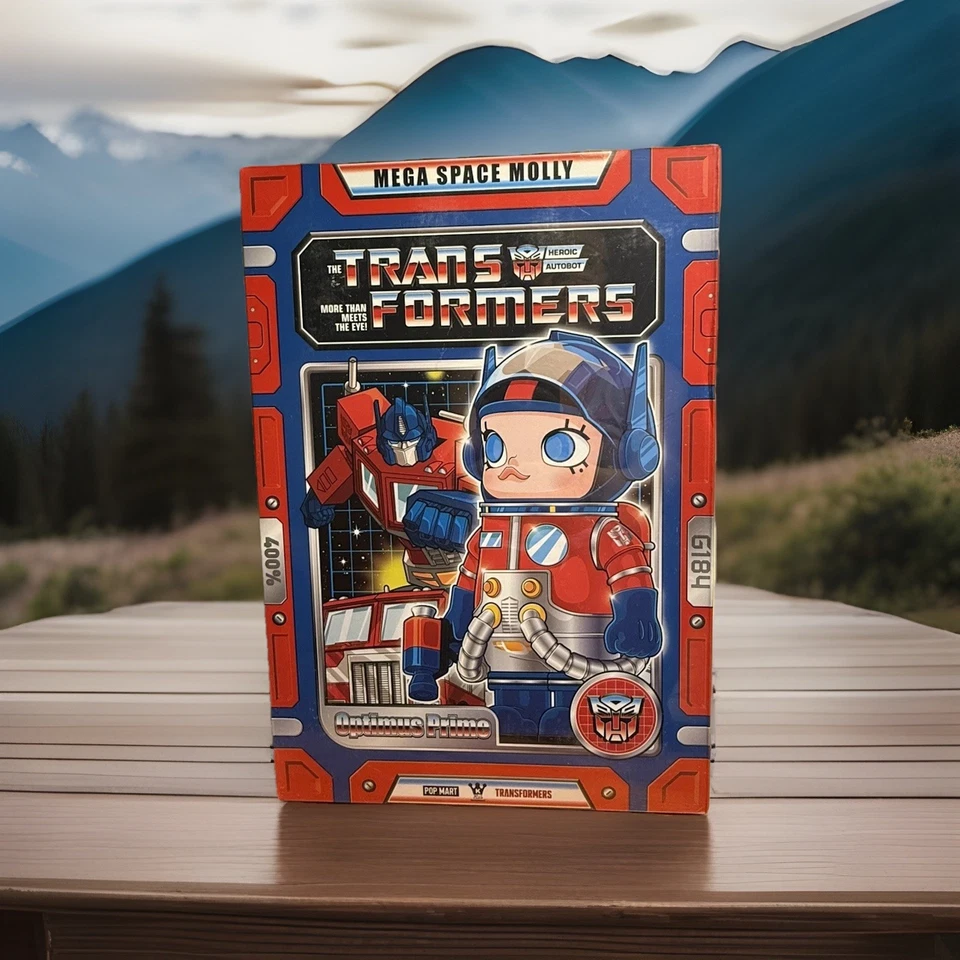 Pop Mart Mega SPACE MOLLY Optimus Prime TRANSFORMERS 400% - 🇺🇸US Vendedor Foto 1 de 4