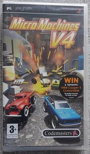 MICRO MACHINES V4 (SONY PSP, 2006) *UK RELEASE, BRAND NEW & SEALED* - Picture 1 of 3
