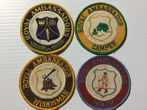 Vintage Royal Ambassadors Patches, 3” Round - Lot of 4 (plus more), $5 Shipping - Picture 1 of 7