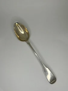 12" Large Serving Spoon Sterling Silver London 1816 Antique Fine Dining - Picture 1 of 4