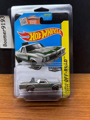 Hot Wheels 2015 Walmart ZAMAC Series #001 HW Hot Trucks '68 El Camino en protección Foto 1 de 4