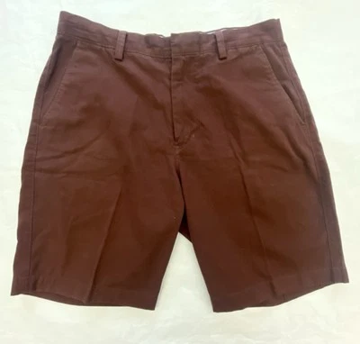 Pantalones Cortos J Crew Para Hombre 32W Rojo Ladrillo Frente Plano Informal Chino Rivington 100% Algodón Foto 1 de 4