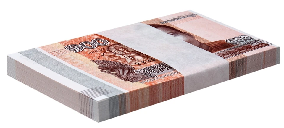 Cambodia 100 Riels, 2014, P-65, UNC X 100 PCS Bundle Pack - Image 1 of 2