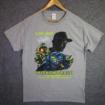 Valentino Rossi VR46 1996–2021 Thank You For The Memories MotoGP T-Shirt Men’s L - Imagen 1 de 4