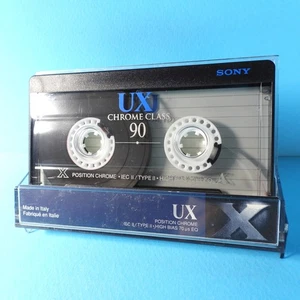 🍒 1x SONY UX 90 * IEC II Type 2 * Tape Cassette Kassette Casete кассета * 1998 - Bild 1 von 4