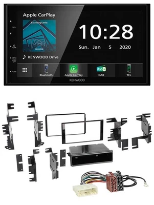 Kenwood Bluetooth MP3 DAB USB 2DIN Autoradio für Nissan Cube ab 09 Frontier ab 1 - Bild 1 von 4