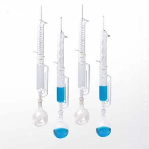 Laboratory glassware Chemistry soxhlet extractor flask biology 60-1000ml - Bild 1 von 20