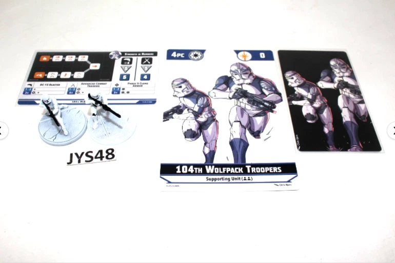 Star Wars Shatterpoint 104th Wolfpack Troopers JYS48 Foto 1 de 1