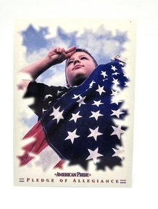 Pledge Allegiance #36 2001 Inkworks American Pride Commemorative Cards - Picture 1 of 2