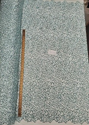 Como Nuevo 4 Vías Elastizado Nylon Spandex Malla Lentejuelas Tela Bordada "Tela de Araña"  Foto 1 de 4