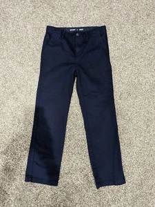 Old Navy Boys 14 Straight Leg Pants Chino Blue Cotton Spandex Built In Flex EUC - Picture 1 of 2