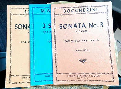 Three Sonata Concerto for Viola and Piano - Image 1 of 4