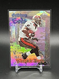 1998 Topps Gridiron Gods Einsatzkarte Warrick Dunn Tampa Bay Buccaneers #G9 🙂 🙂 - Bild 1 von 2