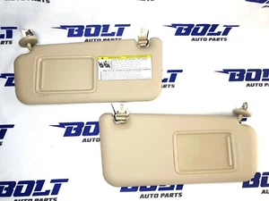 2006 - 2009 TOYOTA RAV4 RAV 4 set sun visors sunvisor lights TAN OEM Left Right - Picture 1 of 6