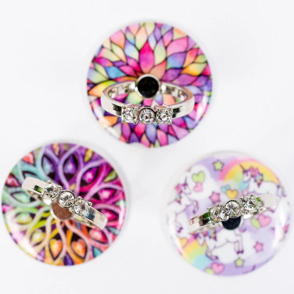 Universal 360° Cell Phone Finger Ring Smartphone Kickstand Car Mount Holder - Image 1 of 4